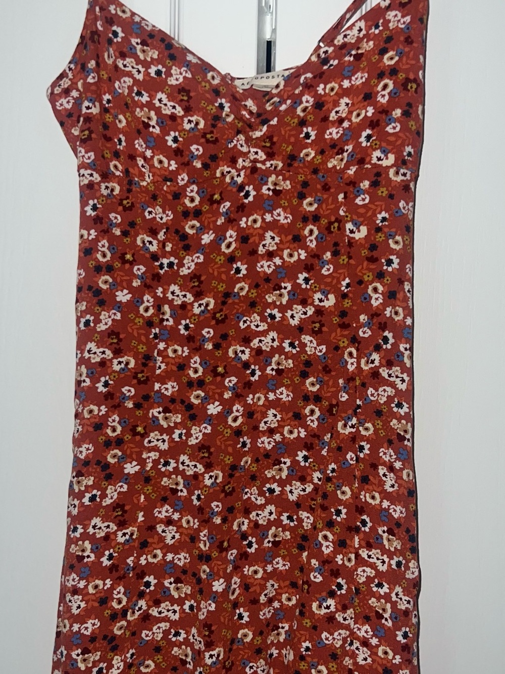 Aeropostale Rust Floral Mini Dress